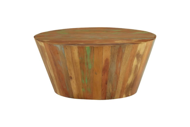 Salongbord 65x31 cm gjenvunnet heltre - Flerfarget - Møbler - Bord - Sofabord