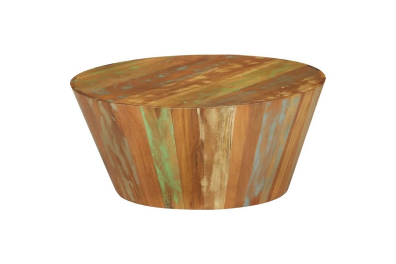 Salongbord 65x31 cm gjenvunnet heltre - Flerfarget - Møbler - Bord - Sofabord