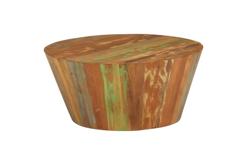 Salongbord 65x31 cm gjenvunnet heltre - Flerfarget - Møbler - Bord - Sofabord