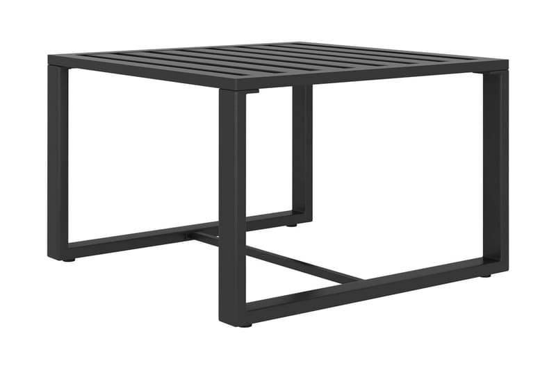 Salongbord aluminium antrasitt - Grå - Sofabord