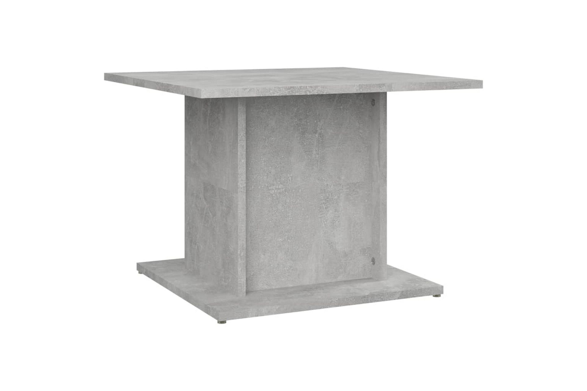 Salongbord betonggrå 55,5x55,5x40 cm sponplate - Grå - Møbler - Bord - Sofabord