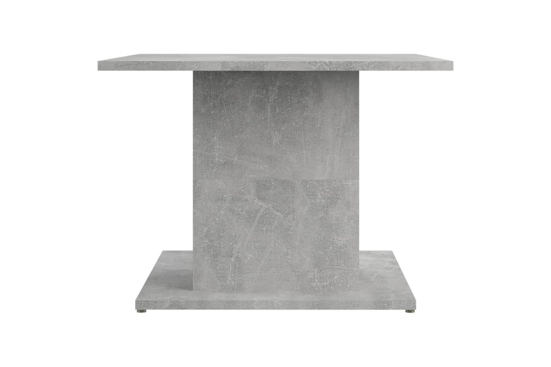 Salongbord betonggrå 55,5x55,5x40 cm sponplate - Grå - Møbler - Bord - Sofabord