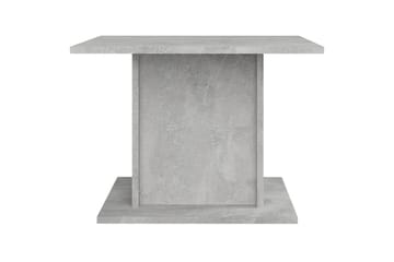 Salongbord betonggrå 55,5x55,5x40 cm sponplate - Grå - Møbler - Bord - Sofabord