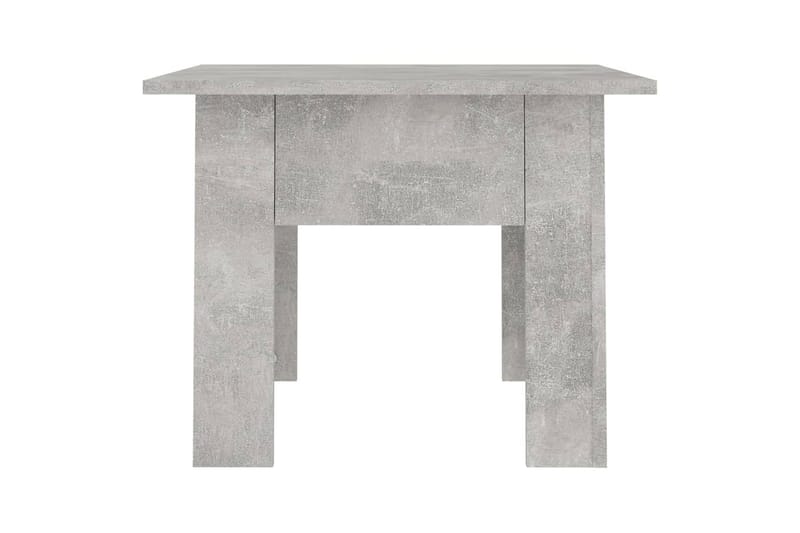 Salongbord betonggrå 55x55x42 cm sponplate - Grå - Møbler - Bord - Sofabord
