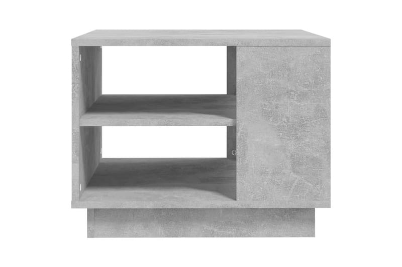 Salongbord betonggrå 55x55x43 cm sponplate - Grå - Møbler - Bord - Sofabord