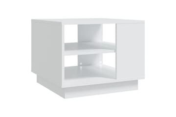Salongbord hvit 55x55x43 cm sponplate - Hvit - Møbler - Bord - Sofabord