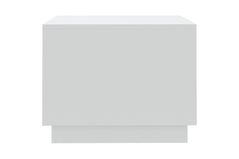 Salongbord hvit 55x55x43 cm sponplate - Hvit - Møbler - Bord - Sofabord