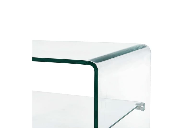 Salongbord klart 50x45x33 cm herdet glass - Gjennomsiktig - Sofabord