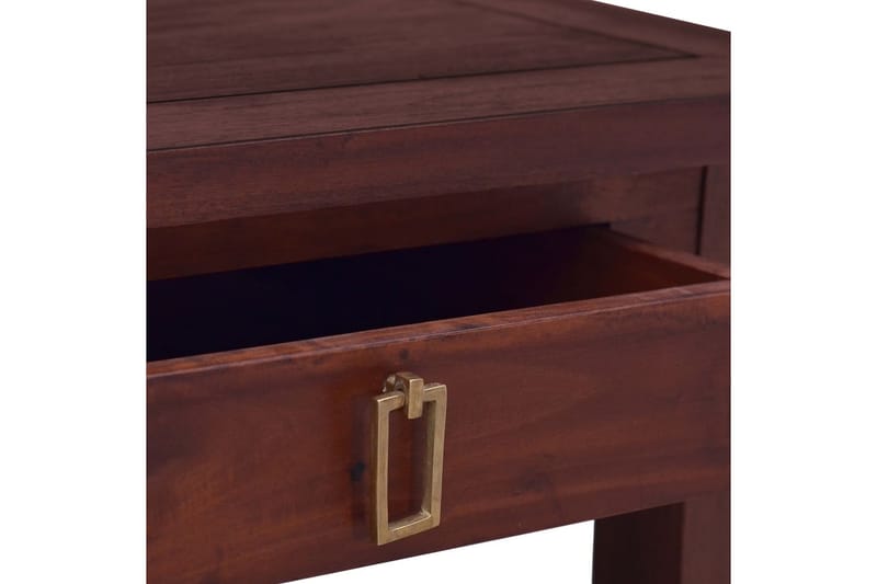 Salongbord klassisk brun 68x68x30 cm heltre mahogni - Brun - Sofabord