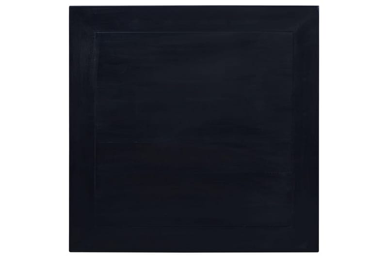 Salongbord lys svart kaffe 68x68x30 cm heltre mahogni - Svart - Møbler - Bord - Sofabord