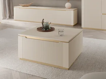 salongbord Sofabord 2K HILAFIN beige - Møbler - Bord - Sofabord