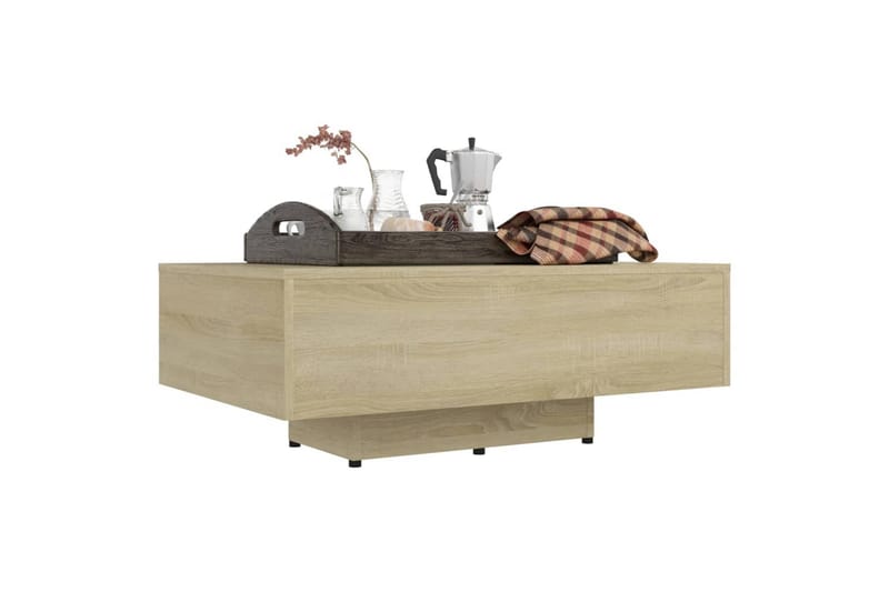 Salongbord sonoma eik 85x55x31 cm sponplate - Brun - Møbler - Bord - Sofabord