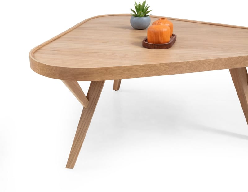 Salongbord Wallxpert Alba (95 x 44 x 95 cm) Eik - Eik - Møbler - Bord - Sofabord