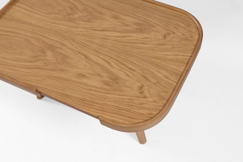 Salongbord Wallxpert Butterfly (121 x 44 x 61 cm) Eik - Eik - Møbler - Bord - Sofabord