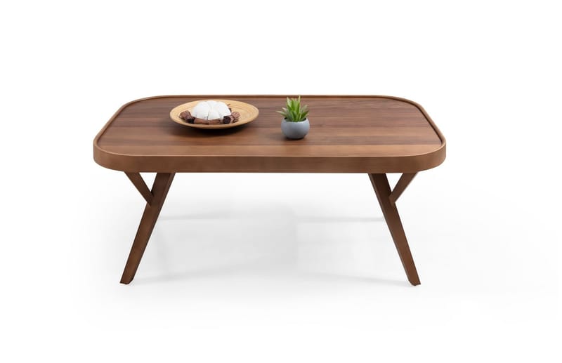Salongbord Wallxpert Fabio (110 x 44 x 70 cm) Valnøtt - Valnøtt - Møbler - Bord - Sofabord