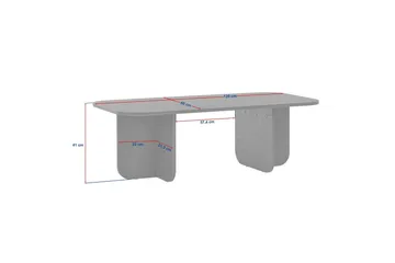 Salrin Sofabord 120 cm - Brun - Møbler - Bord - Sofabord