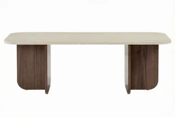 Salrin Sofabord 120x41x60 cm - Travertin, Venezia valnøtt - Møbler - Bord - Sofabord