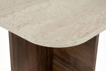 Salrin Sofabord 120x41x60 cm - Travertin, Venezia valnøtt - Møbler - Bord - Sofabord