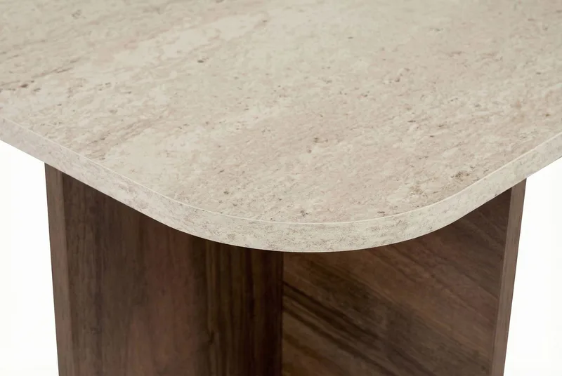 Salrin Sofabord 120x41x60 cm - Travertin, Venezia valnøtt - Møbler - Bord - Sofabord