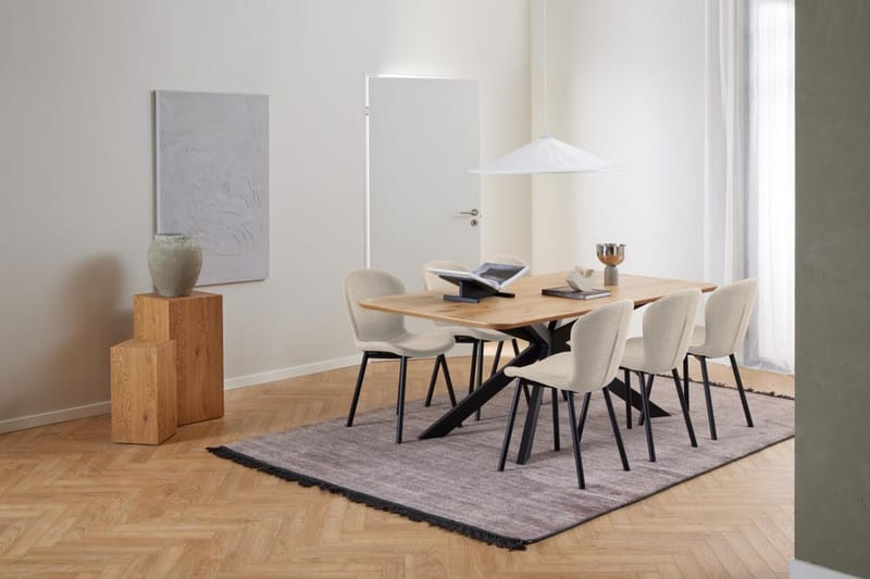 Salupa Spisebord 100 cm Rektangulært - Natur - Møbler - Bord - Spisebord & kjøkkenbord