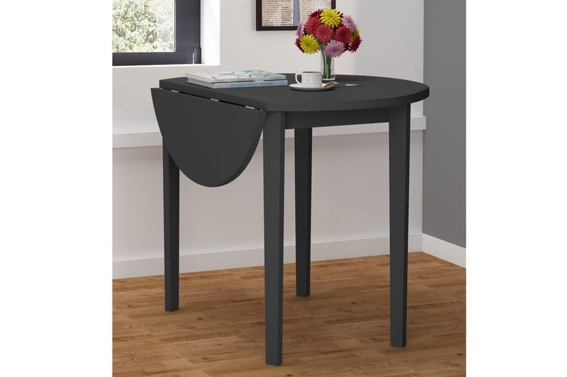 Ranso Klaffebord 91,5 cm Rund - Svart - Møbler - Bord - Sammenleggbart bord