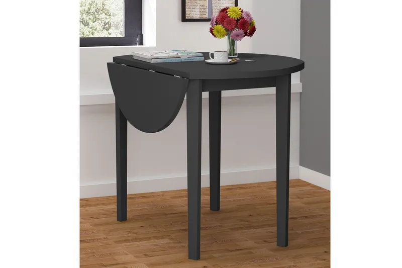 Ranso Klaffebord 91,5 cm Rund - Svart - Møbler - Bord - Sammenleggbart bord