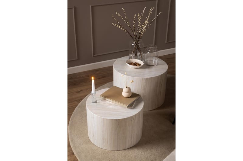 Samon Sofabord 58 cm - Beige - Møbler - Bord - Sofabord