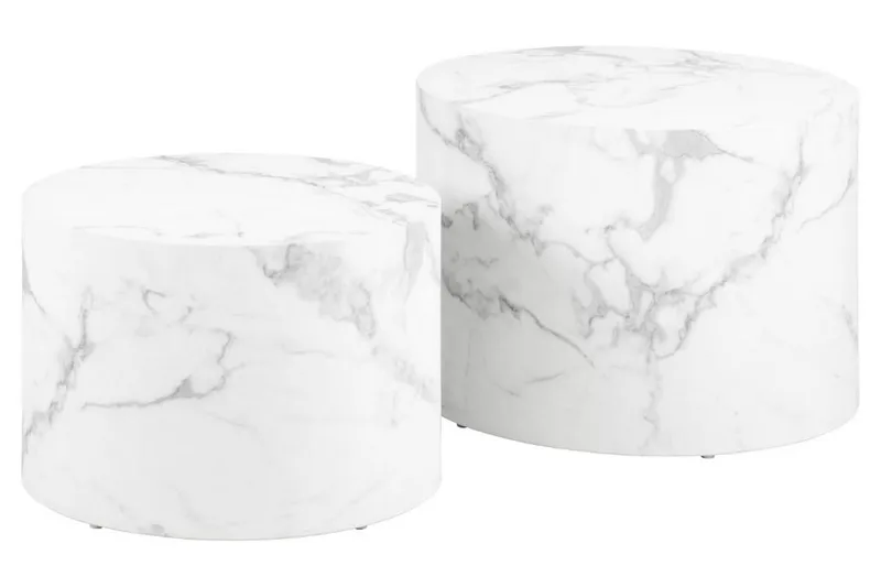 Samon Sofabord 58 cm, Hvit