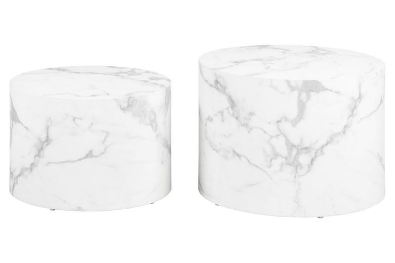 Samon Sofabord 58 cm - Hvit - Møbler - Bord - Sofabord