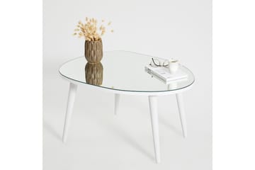 Samtens Sofabord 75 cm - Hvit - Møbler - Bord - Sofabord