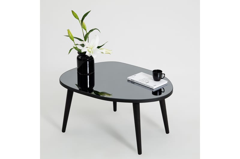 Samtens Sofabord 75 cm - Svart - Møbler - Bord - Sofabord