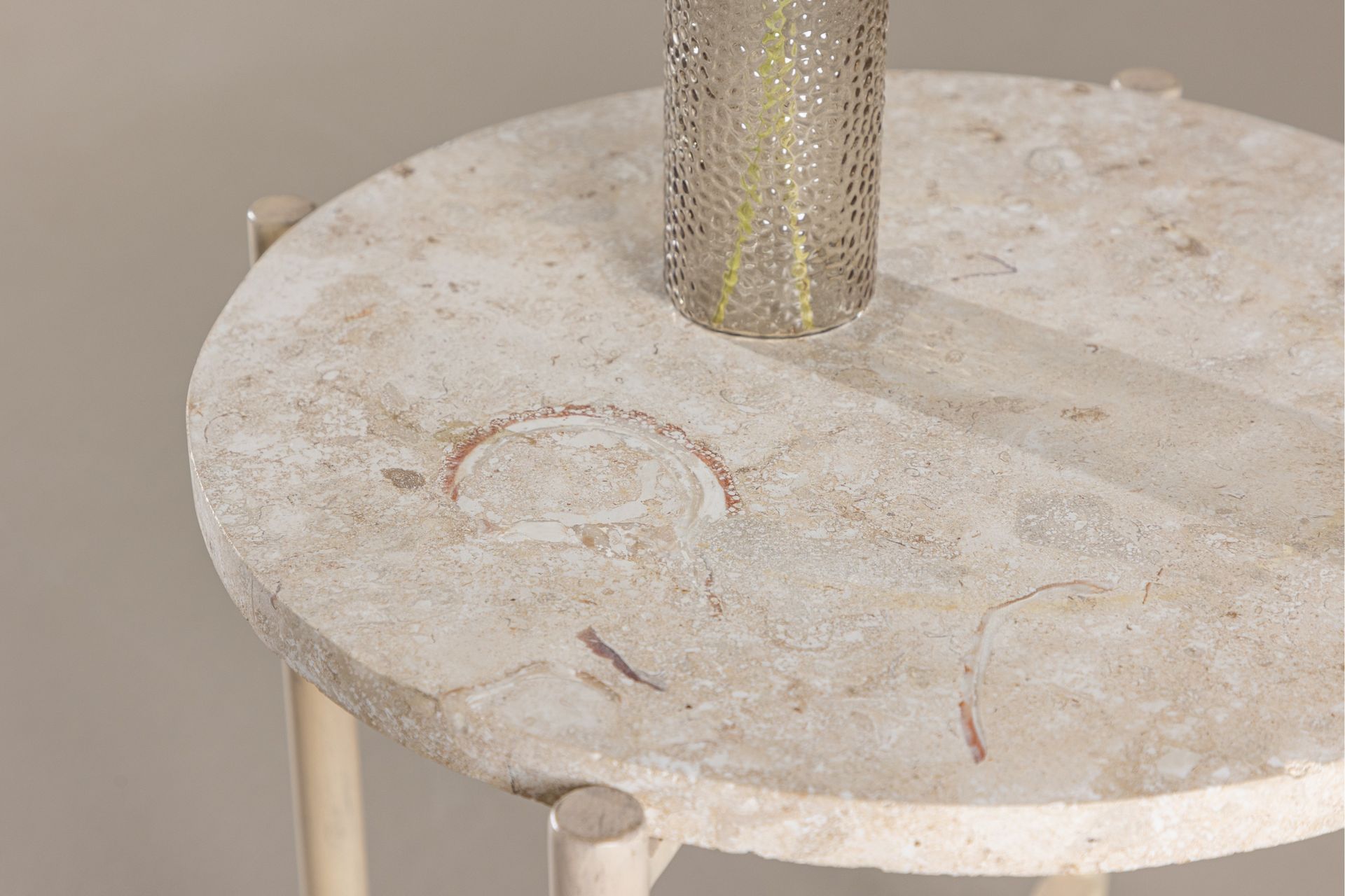 Sandhamn Sofabord 40 cm Rund - Beige - Møbler - Bord - Sofabord