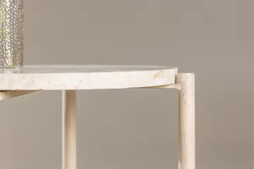 Sandhamn Sofabord 40 cm Rund - Beige - Møbler - Bord - Sofabord