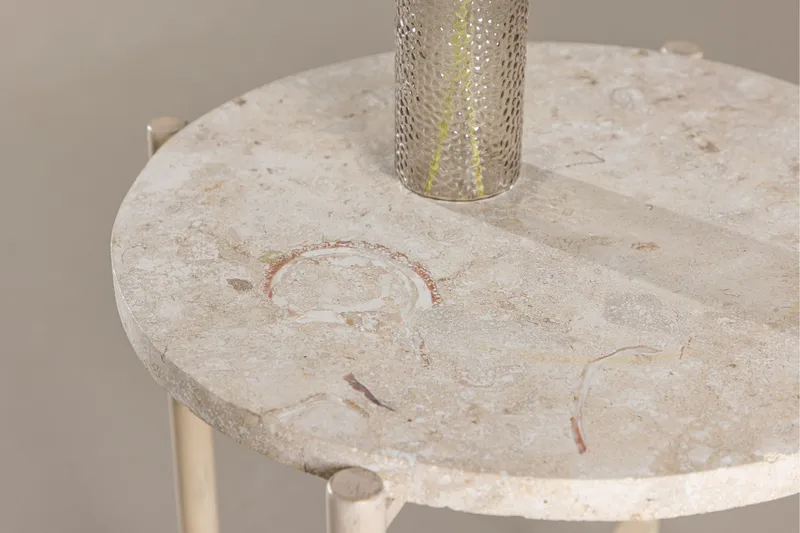 Sandhamn Sofabord 40 cm Rund - Beige - Møbler - Bord - Sofabord