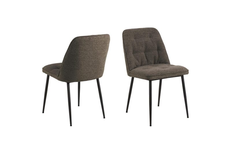 Sanjoan Spisegruppe 140 Cm + 4 Zabinka Spisestoler - Svart/Beige/Brun - Møbler - Bord - Spisegrupper