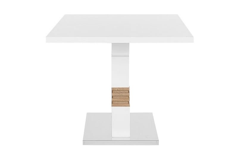 Santana Spisebord 90 cm - Hvit - Spisebord & kjøkkenbord