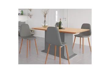 Sara Rektangulært Spisebord 140 cm i Tre med Furuutseende - Lysebrun - Møbler - Bord - Spisebord & kjøkkenbord