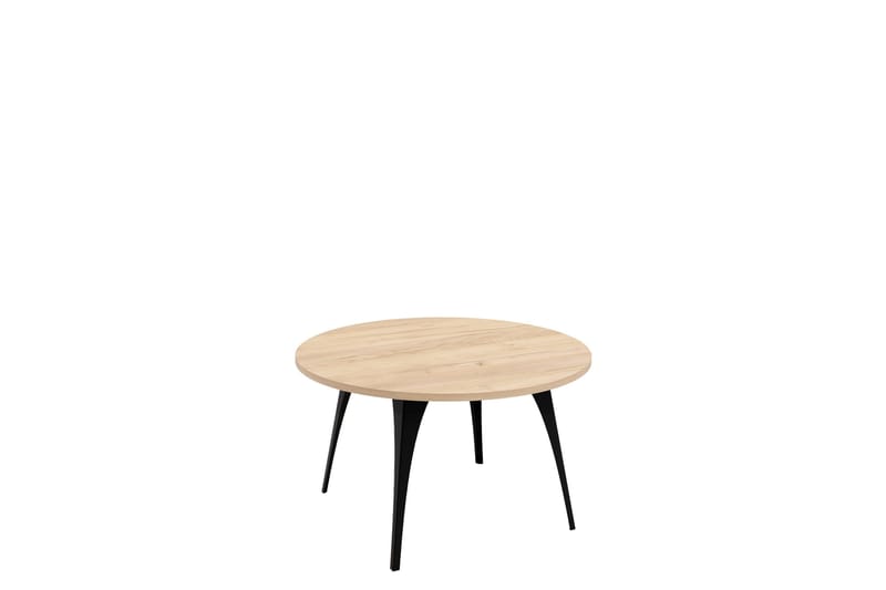 Sayumi Sofabord 75 cm, Svart/Beige