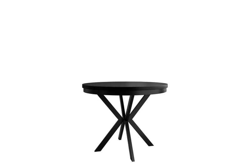 Sereth Matbord 120 cm Rund, Svart