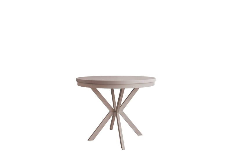 Sereth Matbord 90 cm Rund - Beige - Møbler - Bord - Spisebord & kjøkkenbord