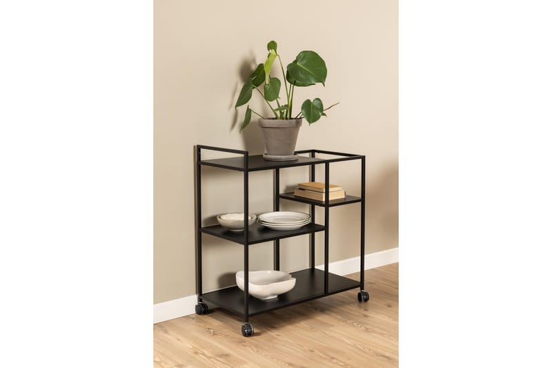 Crabtree Serveringsvogn 78x40 cm - Svart - Møbler - Bord - Serveringsvogn - Drinkvogn