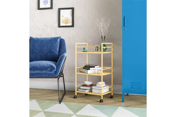 CacHe Drinkvogn 43x29 cm Gul - Novogratz - Møbler - Bord - Serveringsvogn - Drinkvogn