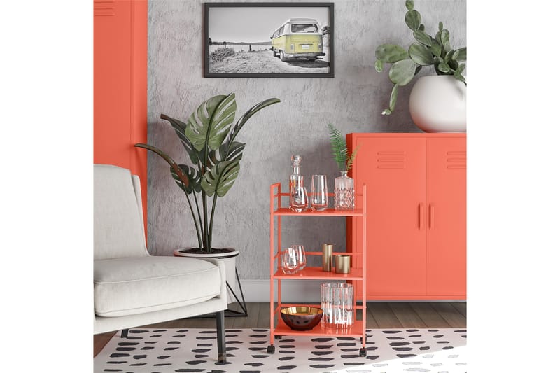 CacHe Drinkvogn 43x29 cm Oransje - Novogratz - Møbler - Bord - Serveringsvogn - Drinkvogn