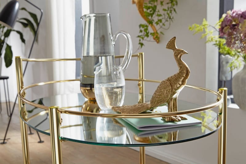 Drinkvagn & Rullbord Wohnling Guld - Møbler - Bord - Serveringsvogn - Drinkvogn