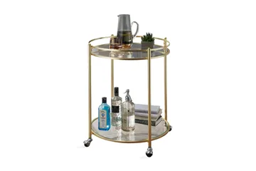 Drinkvagn & Rullbord Wohnling Guld - Møbler - Bord - Serveringsvogn - Drinkvogn