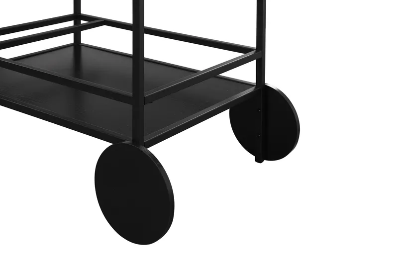 Eahbus Drinkvogn - Svart - Møbler - Bord - Serveringsvogn - Drinkvogn