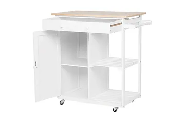 Heres Serveringsbord - Hvit - Møbler - Bord - Serveringsvogn - Drinkvogn