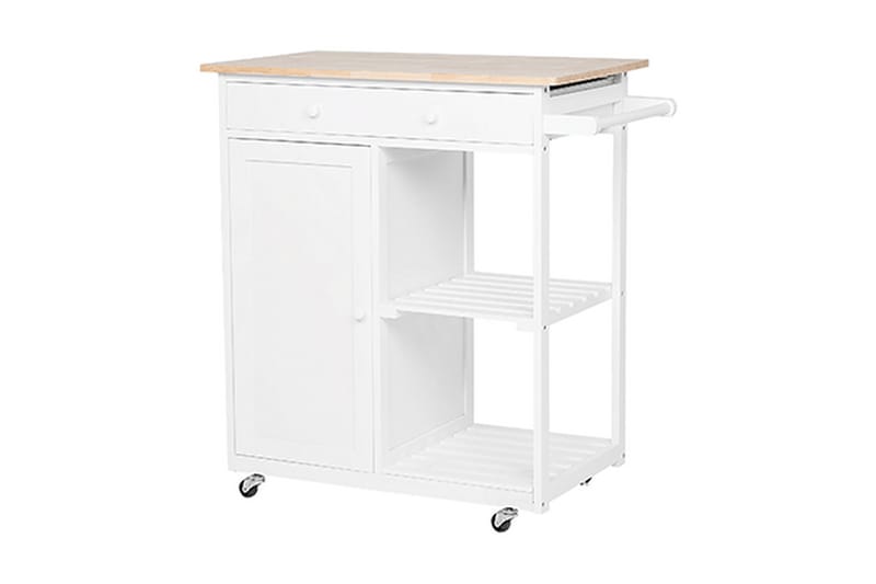 Heres Serveringsbord - Hvit - Møbler - Bord - Serveringsvogn - Drinkvogn