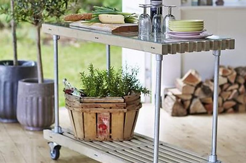 Jocke Grill/Arbeidsbord - Tre - Møbler - Bord - Serveringsvogn - Drinkvogn
