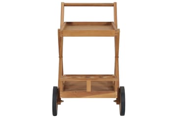 Tevogn heltre teak - Brun - Møbler - Bord - Serveringsvogn - Drinkvogn